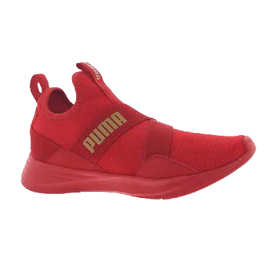 Pre-owned Puma Wmns Radiate Mid 'high Risk Red'