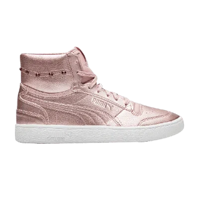Pre-owned Puma Wmns Ralph Sampson Mid 'glitz Pale Mauve' In Pink