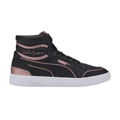 Pre-owned Puma Wmns Ralph Sampson Mid Metal 'black Rose Gold'