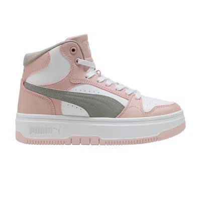 Pre-owned Puma Wmns Rebound Femme Mid 'grey Echo Mauve Mist' | Pink | Women's Size 6.5