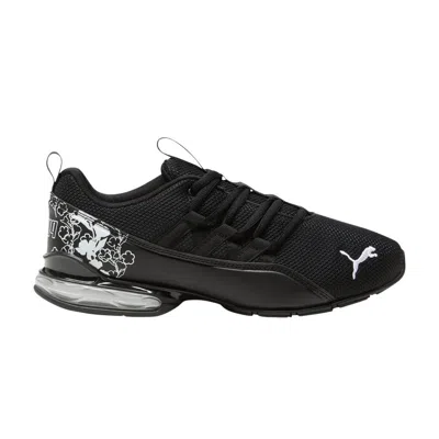Pre-owned Puma Wmns Riaze Prowl Wide 'floral - Black White'