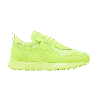 Pre-owned Puma Wmns Rider Fv Summer Squeeze 'future Vintage - Lemon Lime' In Green