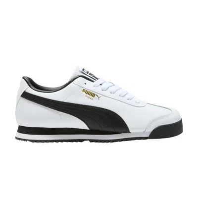 Pre-owned Puma Wmns Roma 24 Standard 'white Black' | Women's Size 7.5