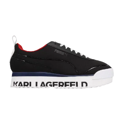 Pre-owned Puma Wmns Roma Amor Karl 'black'