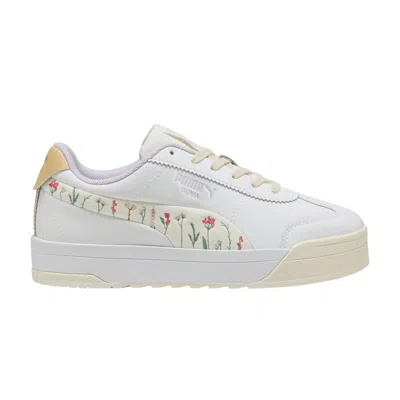 Pre-owned Puma Wmns Roma 'secret Garden' | White | Women's Size 9