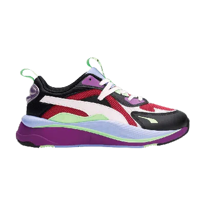 Pre-owned Puma Wmns Rs-curve 'berry Glitch' In Multi-color