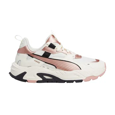Pre-owned Puma Wmns Rs-trck 'metallic - Frosted Ivory Rose Gold' | Cream | Women's Size 7.5 In White
