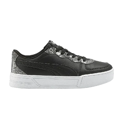 Pre-owned Puma Wmns Skye Untamed 'snakeskin - Black'