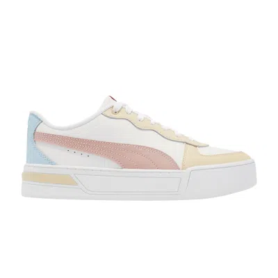 Pre-owned Puma Wmns Skye 'white Rose Cream'