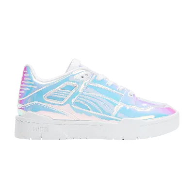 Pre-owned Puma Wmns Slipstream 'iridescent' In White