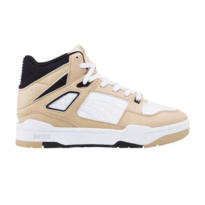 Pre-owned Puma Wmns Slipstream Mid 'white Light Sand' | Cream | Women's Size 5.5