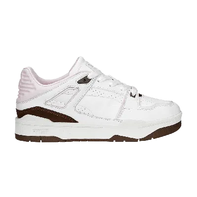 Pre-owned Puma Wmns Slipstream 'preppy - Chestnut Pink' In White