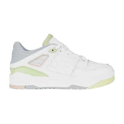 Pre-owned Puma Wmns Slipstream 'white Pistachio'