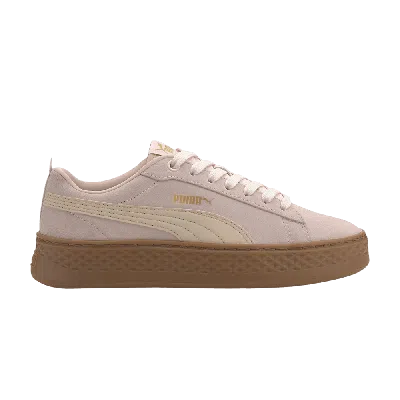 Pre-owned Puma Wmns Smash Platform Suede 'rosewater' In Pink