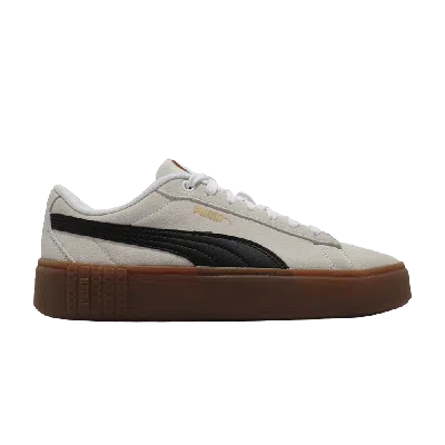 Pre-owned Puma Wmns Smash Platform V2 Sd 'white Black Gum'
