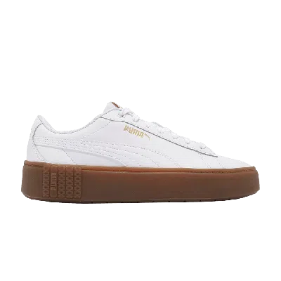 Pre-owned Puma Wmns Smash Platform V2 'white Gum'