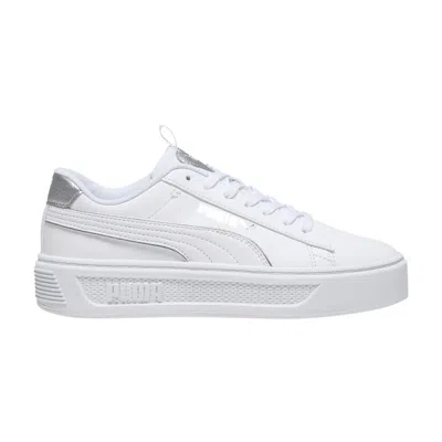 Pre-owned Puma Wmns Smash Platform V3 'pop Up - White' | Women's Size 7.5