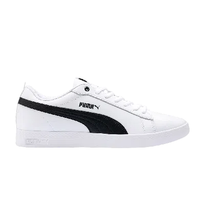Pre-owned Puma Wmns Smash V2 Leather 'white Black'