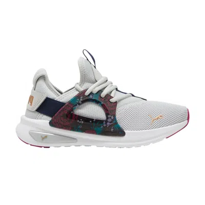 Pre-owned Puma Wmns Softride Enzo Evo 'blooms' | Grey | Women's Size 6 In Gray