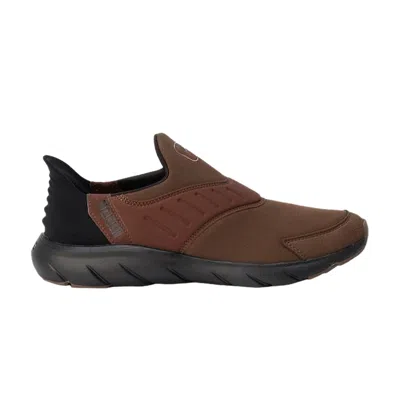 Pre-owned Puma Wmns Softride Flex Ease In 'chocolate Black' | Brown | Women's Size 12