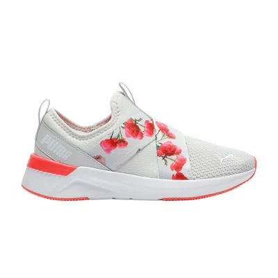 Pre-owned Puma Wmns Softride Harli 'floral' | Grey | Women's Size 6.5 In Gray