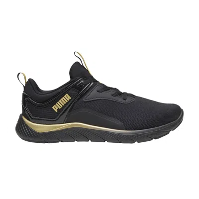 Pre-owned Puma Wmns Softride Remi 'molten Metal - Black Gold' | Women's Size 7