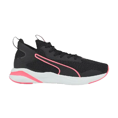 Pre-owned Puma Wmns Softride Rift 'black Luminous Peach'
