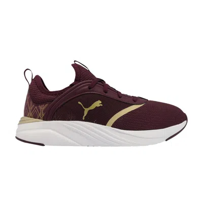 Pre-owned Puma Wmns Softride Ruby 'deco Glam - Aubergine Team Gold' | Red | Women's Size 6