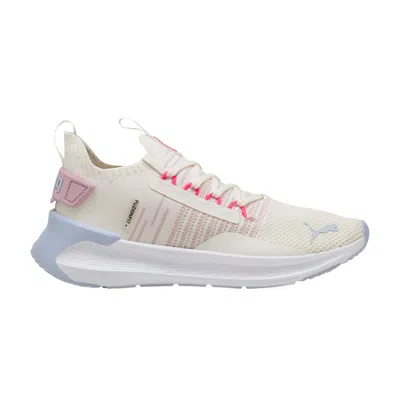 Pre-owned Puma Wmns Softride Symmetry Fuzion 'warm White Rose Mauve' | Cream | Women's Size 10.5