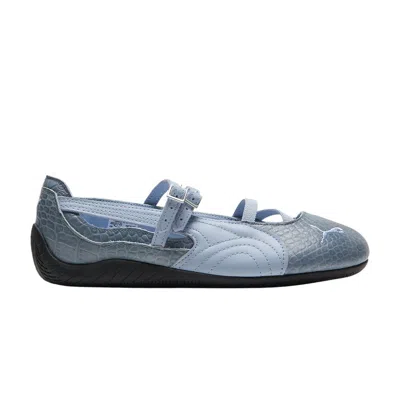 Pre-owned Puma Wmns Speedcat Ballet Croc 'snow Mountain Blue Black' | Women's Size 7.5
