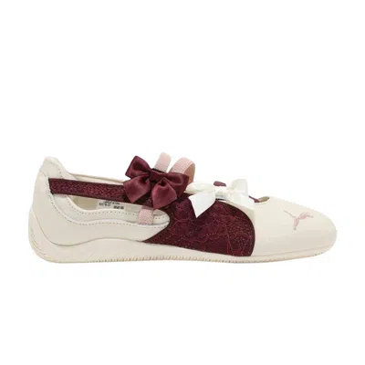 Pre-owned Puma Wmns Speedcat Ballet 'frosted Ivory Ruby Shimmer' | Cream | Women's Size 7.5