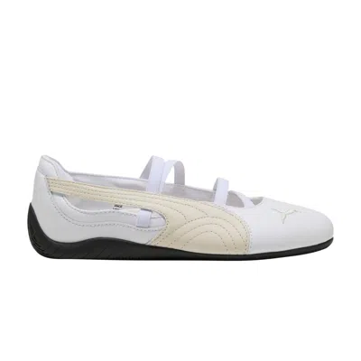 Pre-owned Puma Wmns Speedcat Ballet Leather 'white Alpine Snow' | Women's Size 7