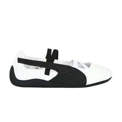 Pre-owned Puma Wmns Speedcat Ballet 'white Black' | Women's Size 8