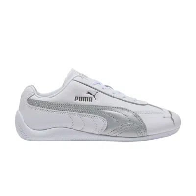 Pre-owned Puma Wmns Speedcat Leather 'white Silver' | Women's Size 11