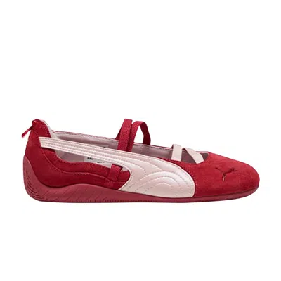 Pre-owned Puma Wmns Speedcat Lovelace Ballet 'dark Crimson' | Red | Women's Size 8