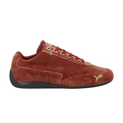 Pre-owned Puma Wmns Speedcat Velvet 'intense Red'