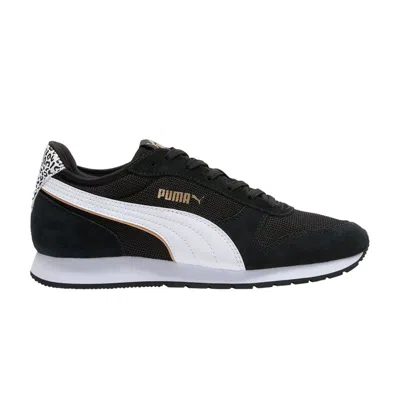 Pre-owned Puma Wmns St Miler 'leopard' | Black | Women's Size 11