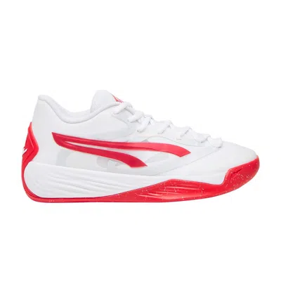 Pre-owned Puma Wmns Stewie 2 Team 'white Red'