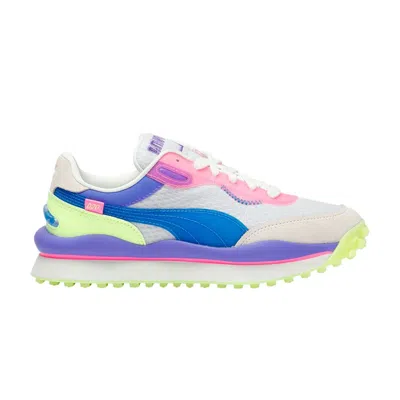 Pre-owned Puma Wmns Style Rider 'lumi' | White | Women's Size 6