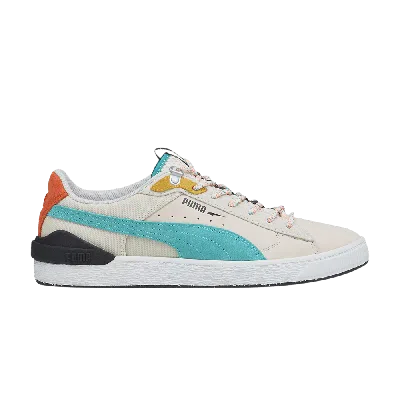 Pre-owned Puma Wmns Suede Bloc Hc 'pristine' In Cream