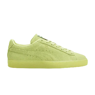 Pre-owned Puma Wmns Suede Classic 21 'lily Pad' In Green