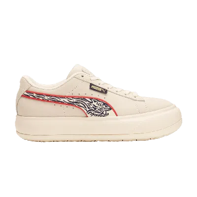Pre-owned Puma Wmns Suede Mayu 'year Of The Tiger' In Cream