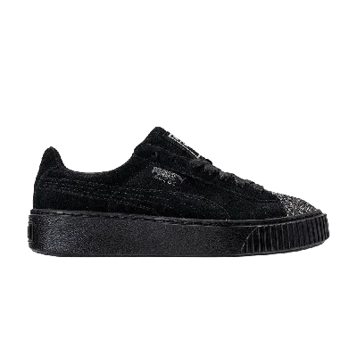 Pre-owned Puma Wmns Suede Platform 'crushed Gem - Black'