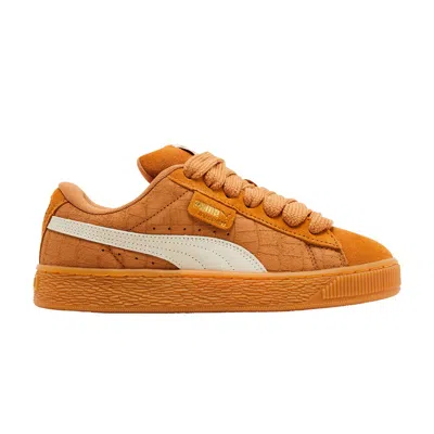 Pre-owned Puma Wmns Suede Xl 'elevated - Caramel Latte Gum' In Orange