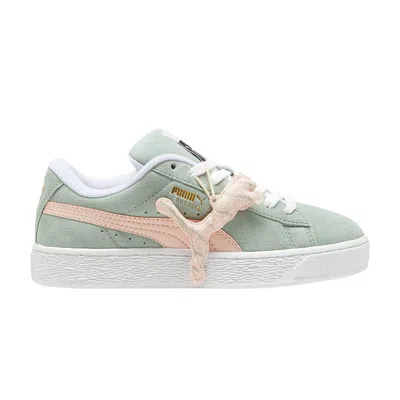 Pre-owned Puma Wmns Suede Xl 'merry X-mas' | Green | Women's Size 5.5