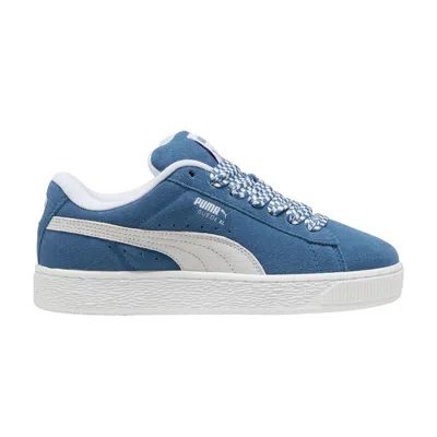 Pre-owned Puma Wmns Suede Xl 'plaid Lace - Blue Horizon'