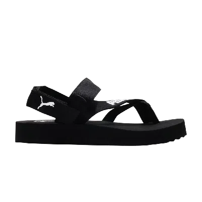 Pre-owned Puma Wmns Summercat 'black'