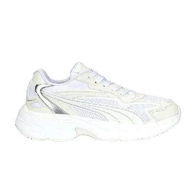 Pre-owned Puma Wmns Teveris Nitro 'metallic - Warm White'