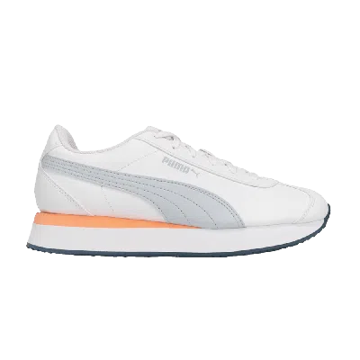Pre-owned Puma Wmns Turino Stacked 'plein Air' In White