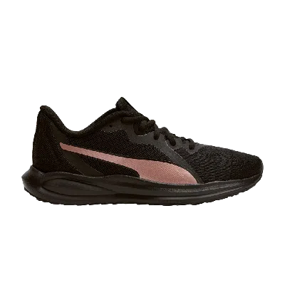Pre-owned Puma Wmns Twitch Runner 'black Rose Gold'